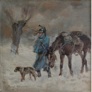 Jerzy Kossak, Retraite de Moscou