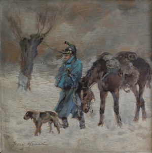 Jerzy Kossak, Ústup z Moskvy