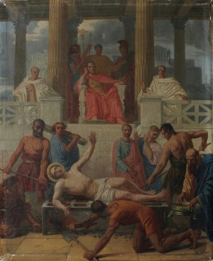 Sébastien Norblin, de la Gourdaine [Sobeck], Męczeństwo św. Wawrzyńca
