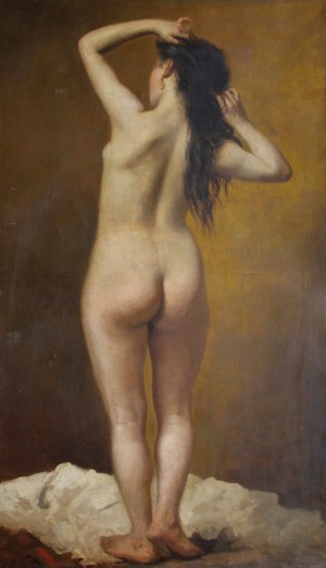 A.N., Nude of a girl with an earring