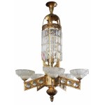 Art déco chandelier