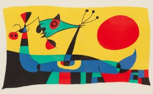 Joan Miro (1893 Barcelona - 1983 Palma de Mallorca), Pawie pióro (