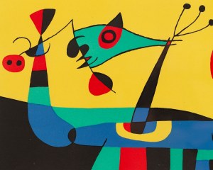 Joan Miro (1893 Barcelona - 1983 Palma de Mallorca), Pawie pióro (