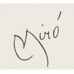Joan Miro (1893 Barcellona - 1983 Palma di Maiorca), Escultor - Italia.