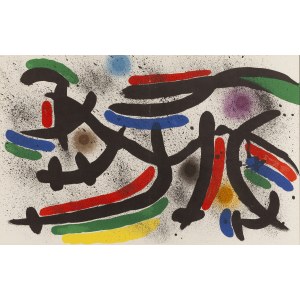 Joan Miro (1893 Barcelona - 1983 Palma de Mallorca), Sans titre, 1972