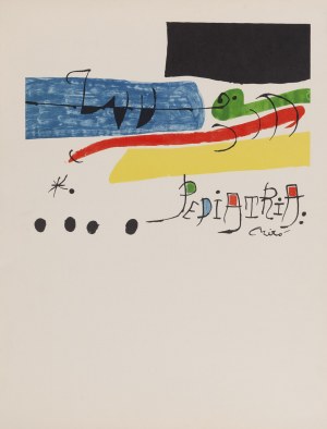 Joan Miro (1893 Barcelona - 1983 Palma de Mallorca), 