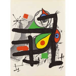 Joan Miro (1893 Barcelona - 1983 Palma de Mallorca), Miro a l'Encre, 1972