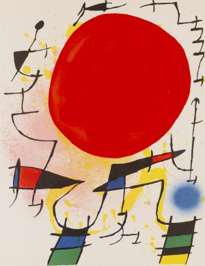 Joan Miro (1893 Barcelona - 1983 Palma de Mallorca), Para litografii - 