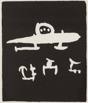 Joan Miro (1893 Barcelona - 1983 Palma de Mallorca), Bez tytułu, 1968