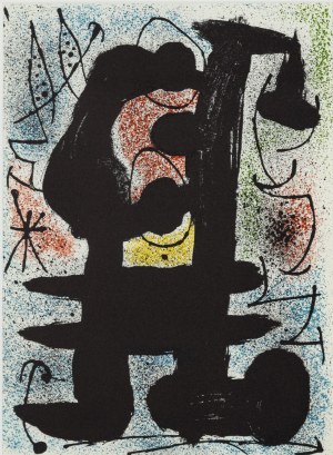 Joan Miro (1893 Barcelona - 1983 Palma de Mallorca), Praca z cyklu 
