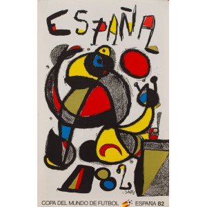 Joan Miro (1893 Barcellona - 1983 Palma di Maiorca), Coppa del Mondo 1982, 1982
