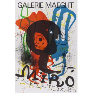 Joan Miro (1893 Barcelona - 1983 Palma de Mallorca), Sobreteixims, 1973