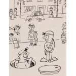 Zbigniew Lengren (1919 Tuła, Rosja - 2003 Warszawa), - Miałeś rację, to nie była droga do błękitnej groty, ilustracja satyryczna