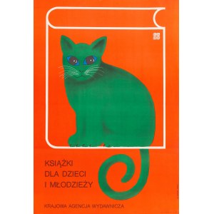 Hubert Hilscher (1924 Warszawa - 1999 Warszawa), Plakat Książki dla dzieci i młodzieży, 1975