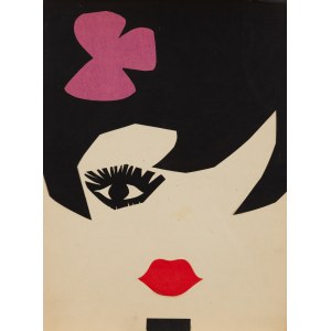Projekt reklamy gabinetu Izis w Płocku do magazynu Ty i Ja, 1968