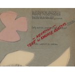 Projekt reklamy gabinetu Izis w Płocku do magazynu Ty i Ja, 1968