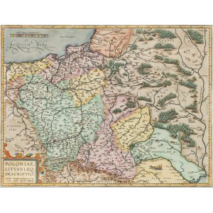 Wacław Grodecki, Abraham Ortelius, XVI secolo, Carta della Polonia, 1598