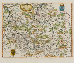 Matthäus Merian (1593 Bâle - 1650 Schwalbach), Carte du royaume de Pologne et du duché de Silésie (
