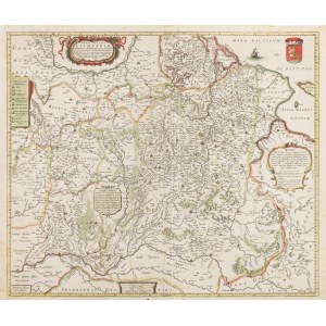 Joan Bleau (1596 - 1673 ), Carta del Granducato di Lituania, 1648