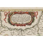 Joan Bleau (1596 - 1673 ), Carta del Granducato di Lituania, 1648