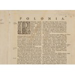 Joan Bleau (1596 - 1673 ), Mapa Polski i Śląska (Polonia regnum et silesia ducatus), około 1658