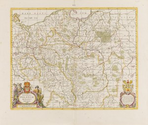 Joahannes Janssonius (1588 Arnhem - 1664 Amsterdam), Carte du royaume de Pologne (