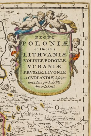 Frederik de Wit (1630 Gouda - 1706 Amsterdam), Map of Poland and Lithuania (