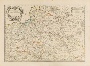 Alexis-Hubert Jaillot, Map of the Crown of Poland with division into palatinates (
