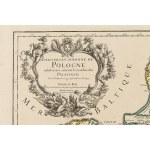 Alexis-Hubert Jaillot, Mapa Korony Polskiej z podziałem na palatynaty (Estats de La Couronne de Pologne subdivises suivant l'estendue des Palatinats), po 1708