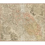 Johann Baptist Homann (1663 - 1724 ), Map of Silesia ("Superioris et Inferioris Ducatus Silesia..."), after 1712