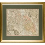 Johann Baptist Homann (1663 - 1724 ), Mapa Śląska (Superioris et Inferioris Ducatus Silesia…), po 1712