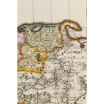 Peter Schenk (1660 - 1719), Mapa Pomorza Zachodniego (Ducatus Pomeraniae Tabula Generalis in qua sunt Ducatus Pomeraniae...), 1715