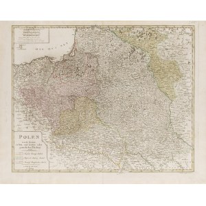 Johannes Walch (1757 - 1815), Mapa Polski (Polen nach seiner ersten and letzten, oder gaenzlichen Theilung), 1796
