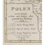 Johannes Walch (1757 - 1815), Mapa Polski (Polen nach seiner ersten and letzten, oder gaenzlichen Theilung), 1796