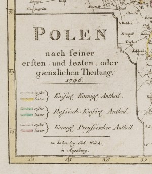 Johannes Walch (1757 - 1815), Map of Poland (