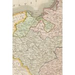 N.R. Hewitt John Thompson, Mapa ziem polskich po rozbiorach (Poland as Divided), 1817