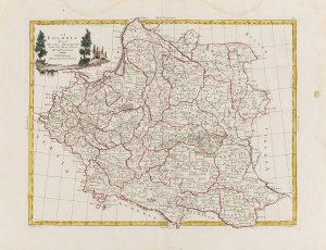 Antonio Zatta, Carte de la Pologne, 1799