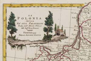 Antonio Zatta, Carte de la Pologne, 1799