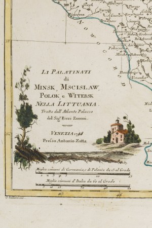 Antonio Zatta, Mapa Minské a Mstislavské Falce, 1781