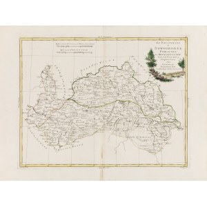 Antonio Zatta, Mapa palatynatu nowogrodzkiego, 1781