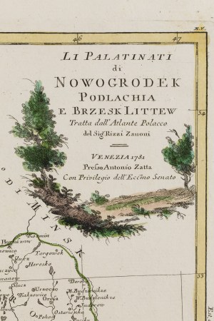 Antonio Zatta, Mapa Novgorodské Falce, 1781