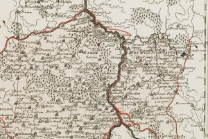 Franz Johann Joseph von Reilly (1766 - 1820), Map of the Cracow, Sandomierz and Partially Lublin Voivodships, 1789