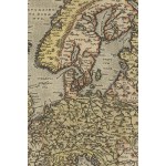 Abraham Ortelius (1527 Anversa - 1598 Anversa), Carta dell'Europa (Europae), 1589