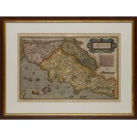 Abraham Ortelius (1527 Antwerpia - 1598 Antwerpia), Mapa Toskanii (Thusciae Descriptio), 1570