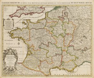 Alexis-Hubert Jaillot Nicolas Sanson, Carte de la Lorraine (