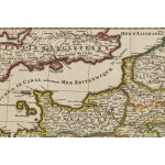 Alexis-Hubert Jaillot Nicolas Sanson, Mapa Lotaryngii (La Lorraine qui Comprend Les Duches de Lorraine et de Bar et les Balliages des Evesches et des Villes de Metz), 1710