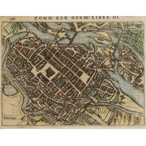 Petrus Bertius (1565 - 1629), Plan Wrocławia, 1616