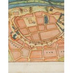 Gabriel Bodenehr (1664 Augsburg - 1758 Augsburg), Varsavia. Pianta della città, 1740 circa