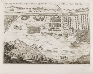 Matthäus Merian (1593 Basel - 1650 Schwalbach), First day of the Battle of Warsaw during the Polish-Swedish War, 28.07.1656, 1743
