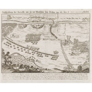Matthäus Merian (1593 Bazylea - 1650 Schwalbach), Trzeci dzień bitwy o Warszawę podczas wojny polsko-szwedzkiej, 30.07.1656 r., Frankfurt n. Menem, 1743